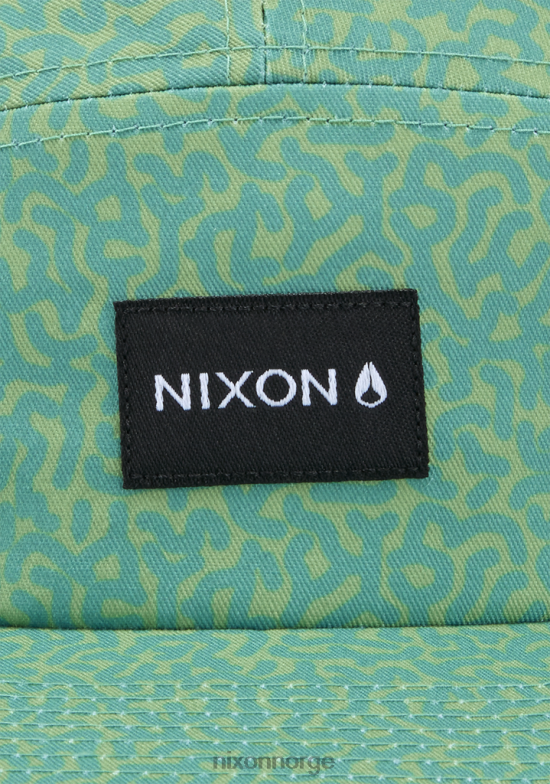 Nixon mikey 5 panel lue 42H0X341 tilbehør squigg/grønn
