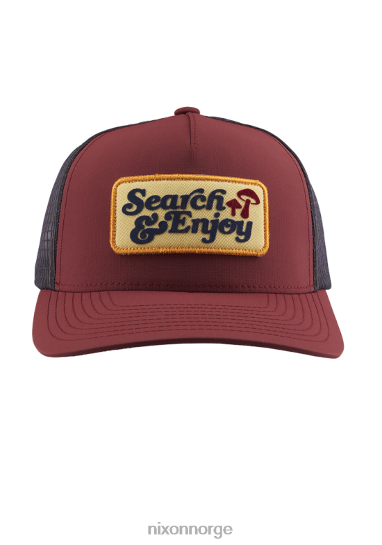 Nixon søk på lastebilsjåfør 42H0X456 tilbehør burgunder/grå