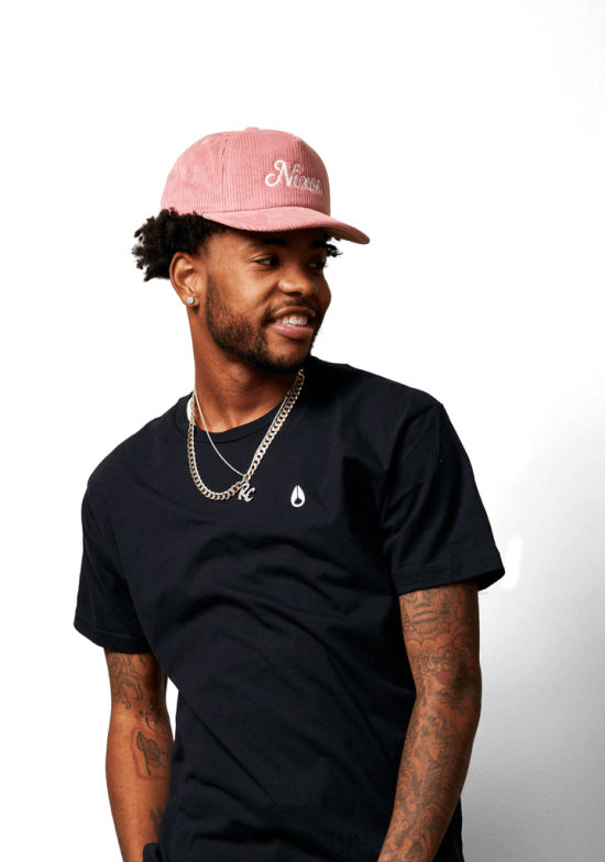 Nixon suite og snapback 42H0X449 tilbehør støvete rose