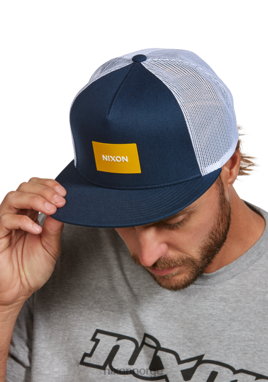 Nixon team trucker lue 42H0X437 tilbehør midnattsblå/mørkegul