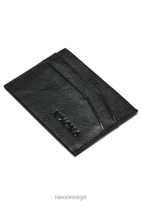 Nixon flaco skinn kort lommebok 42H0X532 tilbehør svart