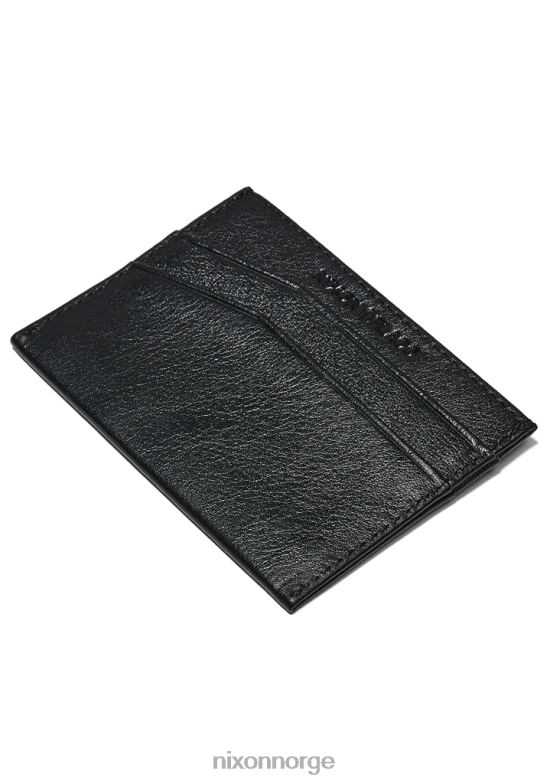Nixon flaco skinn kort lommebok 42H0X532 tilbehør svart