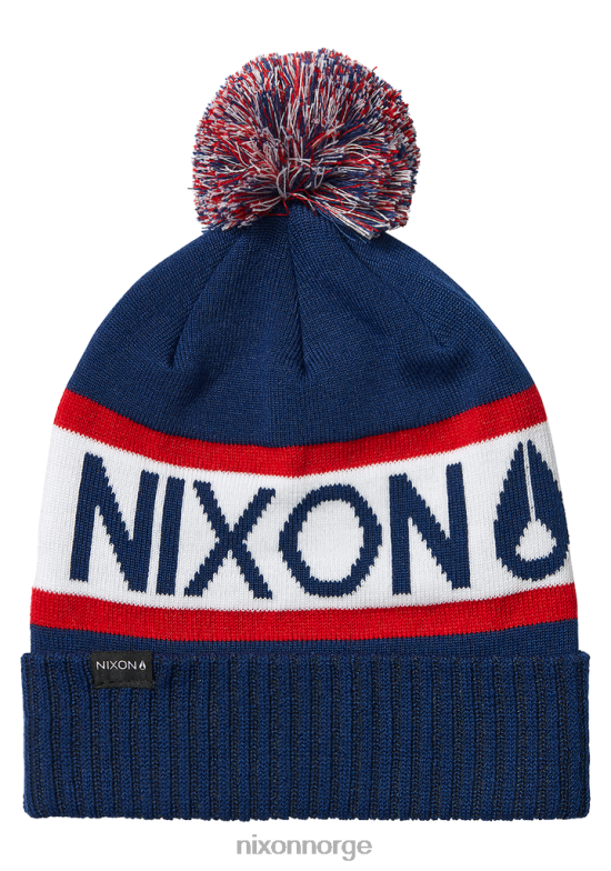 Nixon teamster beanie 42H0X372 tilbehør marine/hvit