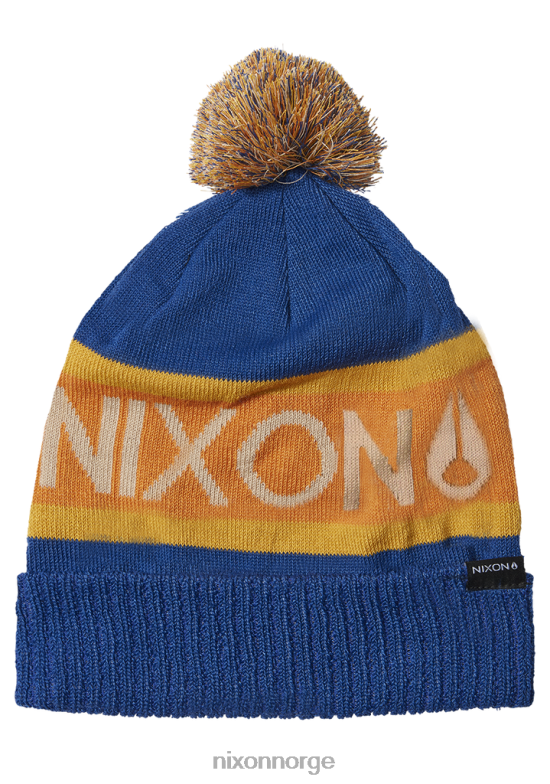 Nixon teamster beanie 42H0X374 tilbehør blå/oransje